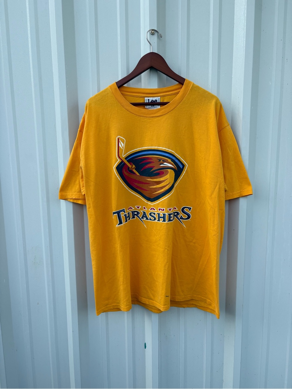 Vintage Atlanta Thrashers NHL Hockey Shirt Lee Sport size XL